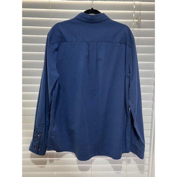 Carbon 2 Cobalt Long Sleeve Button Up Shirt - Size L - Picture 3 of 3